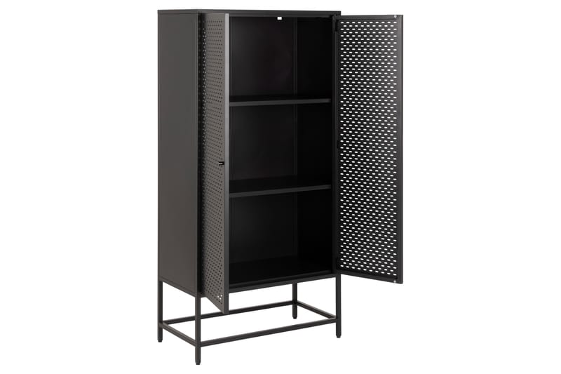 Crabtree Highboard - Sort - Oppbevaring - Skap - Oppbevaringsskap