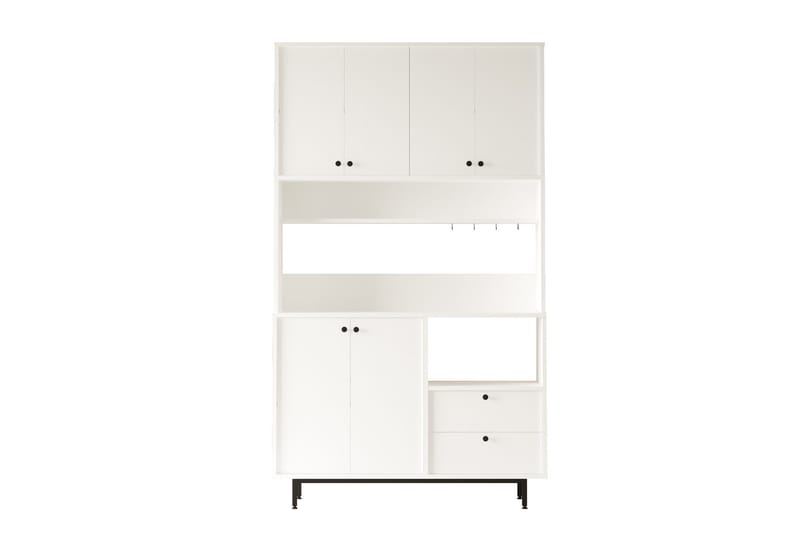 Donae Highboard - Hvit - Oppbevaring - Skap - Oppbevaringsskap