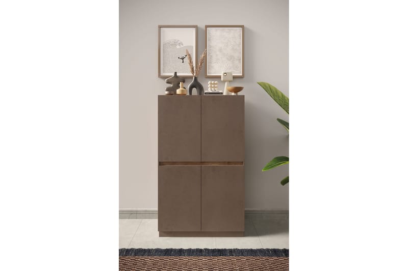 Fantasy Highboard 105x170 cm - Brun - Oppbevaring - Skap - Oppbevaringsskap