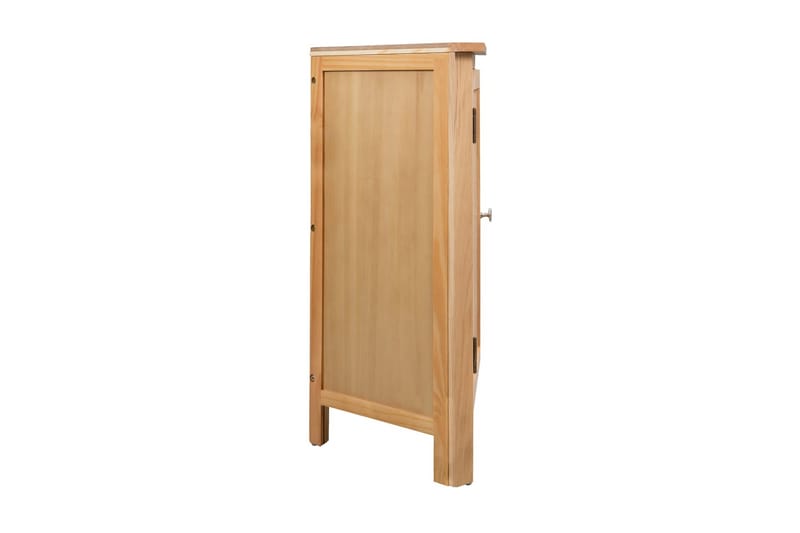 Hjørneskap 59x36x80 cm heltre eik - Oppbevaring - Skap - Hjørneskap