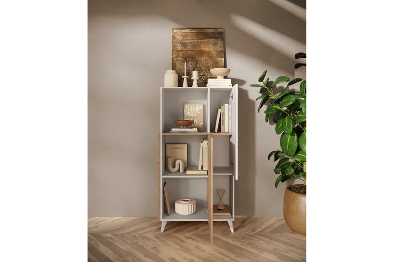 Monaco Highboard 81x154 cm - Messing - Oppbevaring - Skap - Oppbevaringsskap