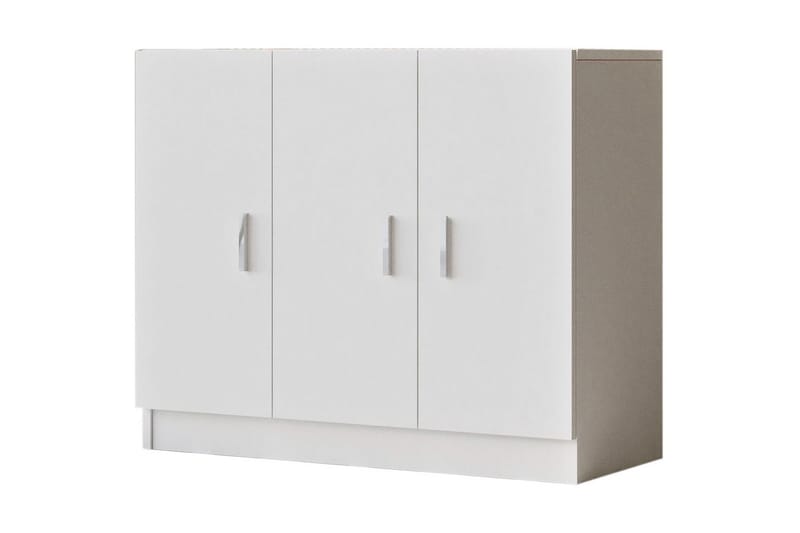 Barrock Highboard 38x89 cm - Hvit - Oppbevaring - Skap - Oppbevaringsskap