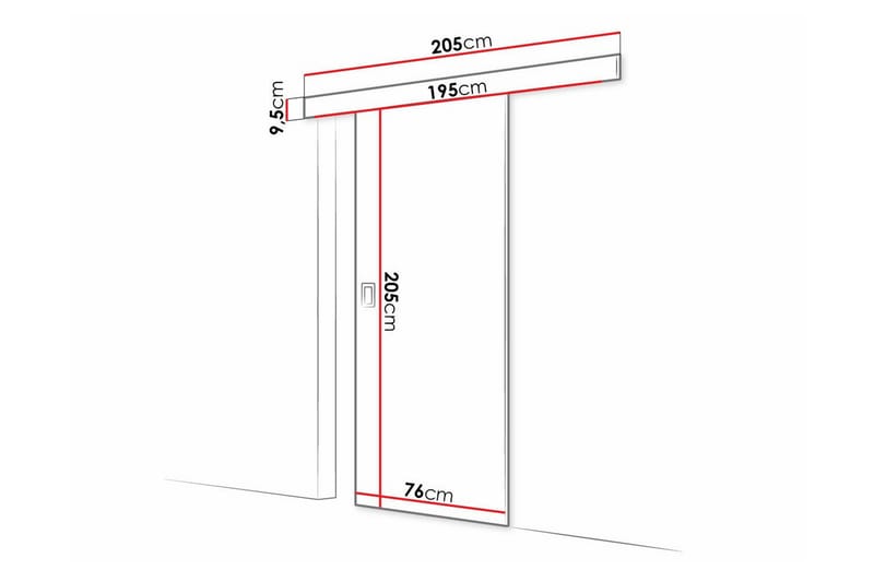 Clonmore Highboard - Brun - Oppbevaring - Skap - Oppbevaringsskap