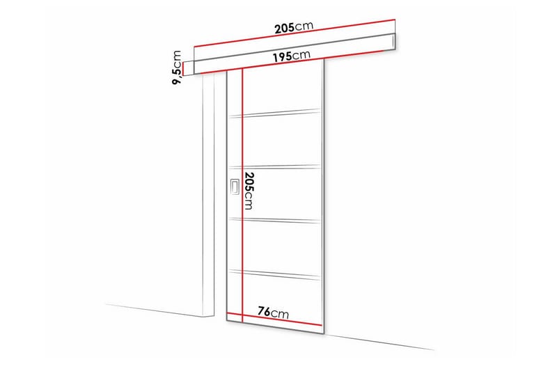 Clonmore Highboard - Brun - Oppbevaring - Skap - Oppbevaringsskap