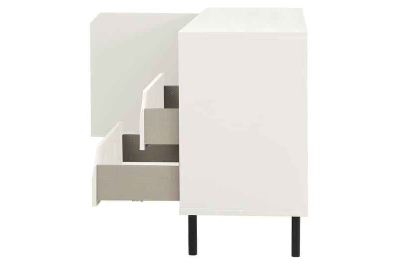 Corner Sideboard 118 cm - Hvit - Oppbevaring - Skap - Oppbevaringsskap