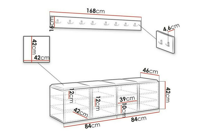 Dunvegan Highboard - Brun - Oppbevaring - Skap - Oppbevaringsskap