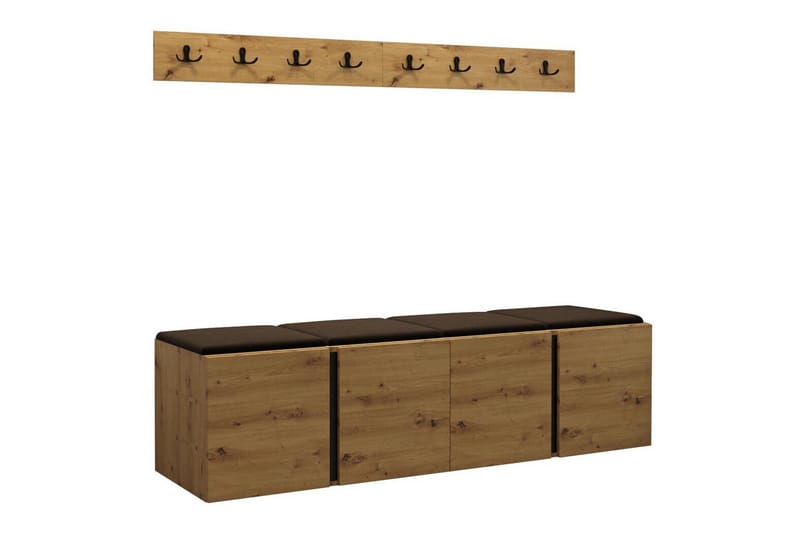 Dunvegan Highboard - Brun - Oppbevaring - Skap - Oppbevaringsskap