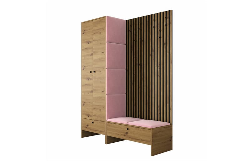 Dunvegan Highboard - Rosa - Oppbevaring - Skap - Oppbevaringsskap