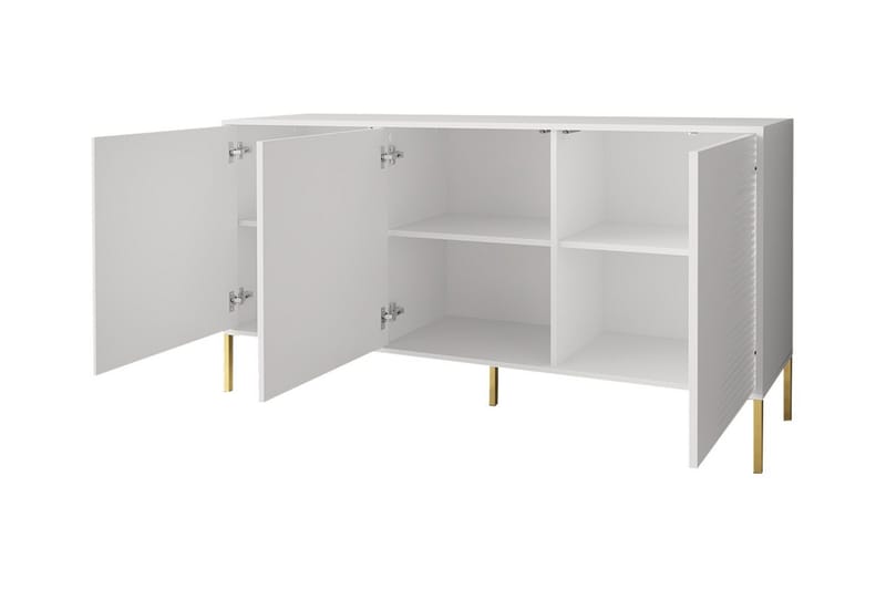 Glenndale Highboard - Hvid - Oppbevaring - Skap - Oppbevaringsskap