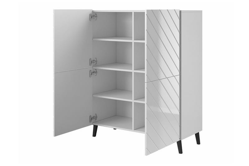 Juniskär Highboard - Hvid - Oppbevaring - Skap - Oppbevaringsskap