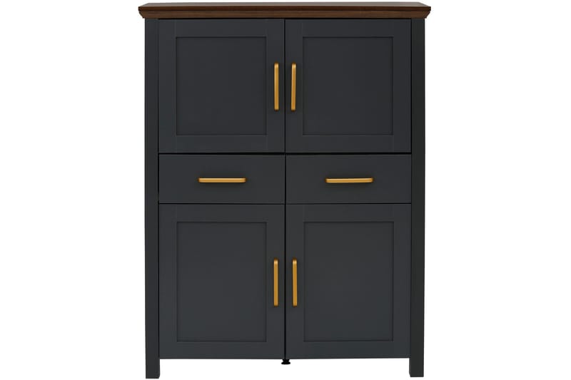 Juntolah Highboard - Svart - Oppbevaring - Skap - Oppbevaringsskap