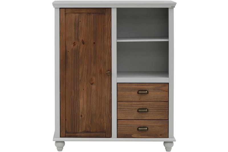 Kagami Highboard - Grå/Brun - Oppbevaring - Skap - Oppbevaringsskap