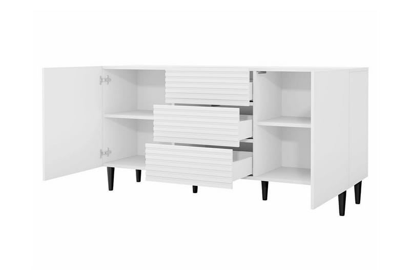 Kintore Highboard - Hvid - Oppbevaring - Skap - Oppbevaringsskap