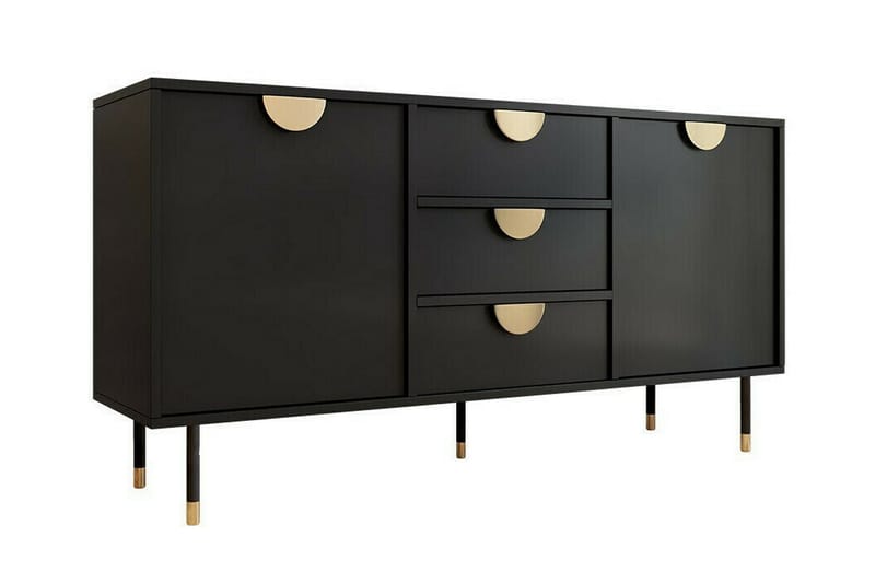 Kintore Highboard - Svart - Oppbevaring - Skap - Oppbevaringsskap