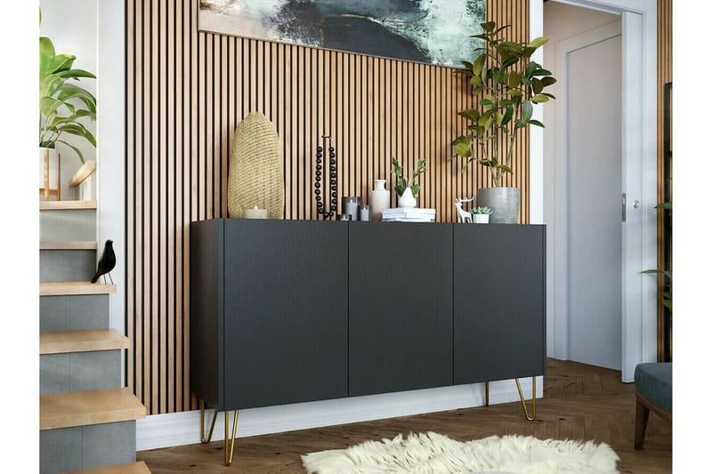 Klinkerville Highboard - Grafitt - Oppbevaring - Skap - Oppbevaringsskap