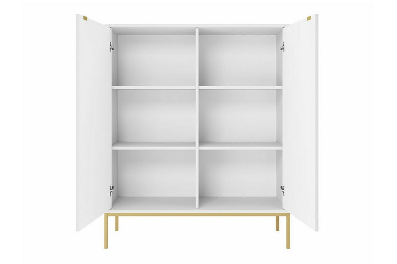 Klinkerville Highboard - Hvid - Oppbevaring - Skap - Oppbevaringsskap