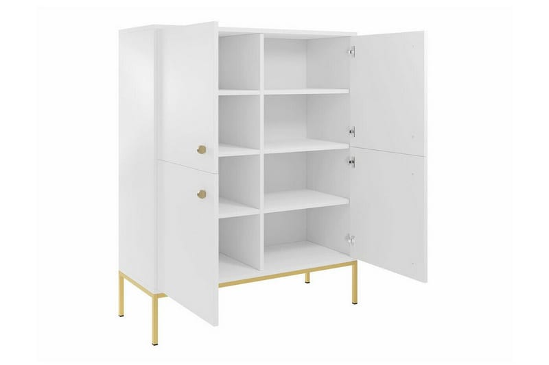 Klinkerville Highboard - Hvid - Oppbevaring - Skap - Oppbevaringsskap