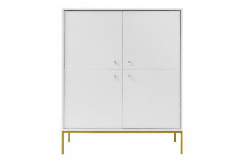 Klinkerville Highboard - Hvid - Oppbevaring - Skap - Oppbevaringsskap