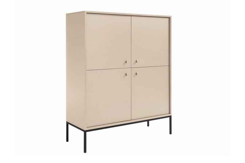 Klinkerville Highboard - Svart - Oppbevaring - Skap - Oppbevaringsskap