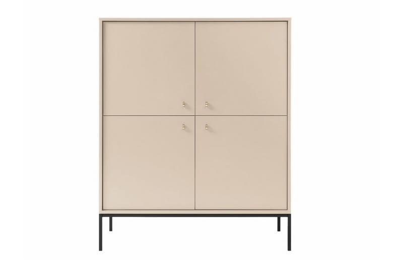 Klinkerville Highboard - Svart - Oppbevaring - Skap - Oppbevaringsskap