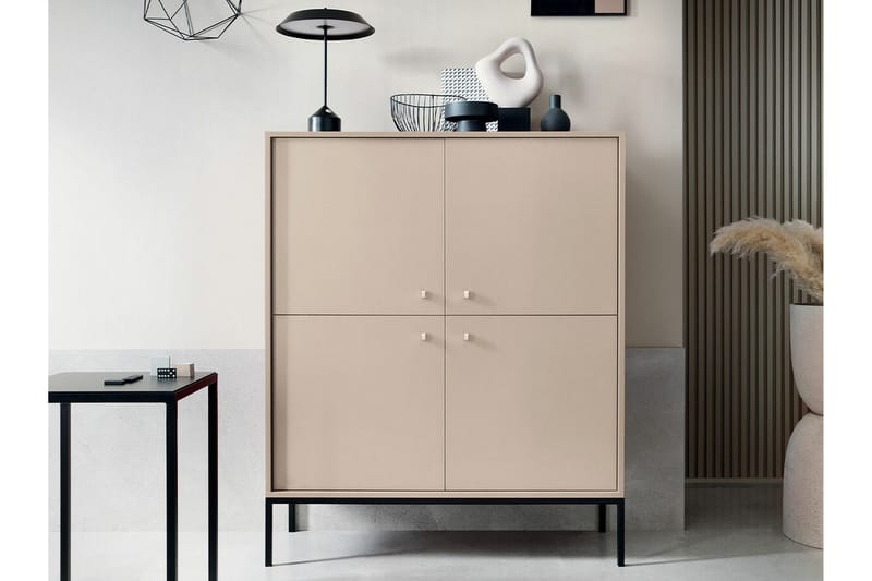 Klinkerville Highboard - Svart - Oppbevaring - Skap - Oppbevaringsskap