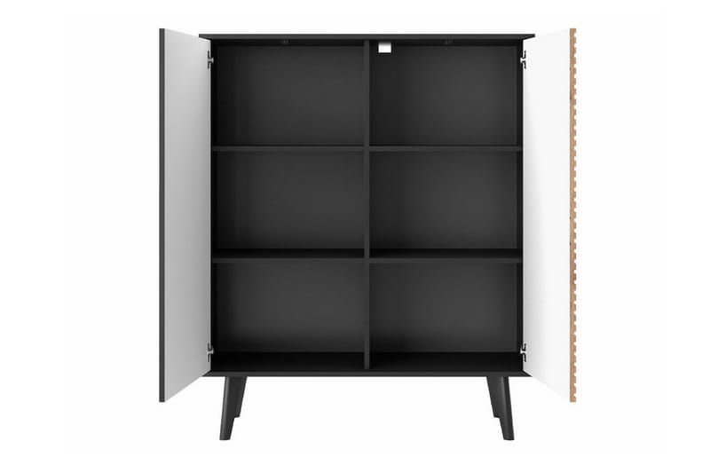 Klinkerville Highboard - Svart - Oppbevaring - Skap - Oppbevaringsskap