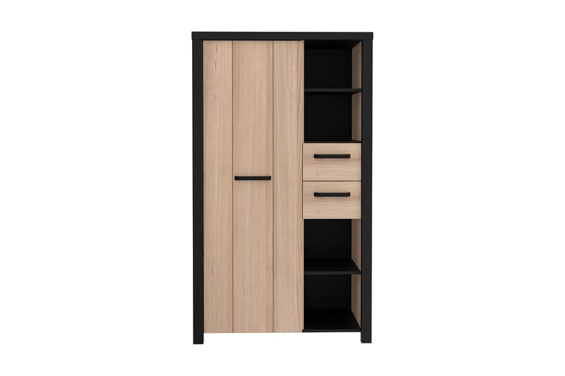 Konitsa Highboard 53x91 cm - Brun/Svart - Oppbevaring - Skap - Oppbevaringsskap