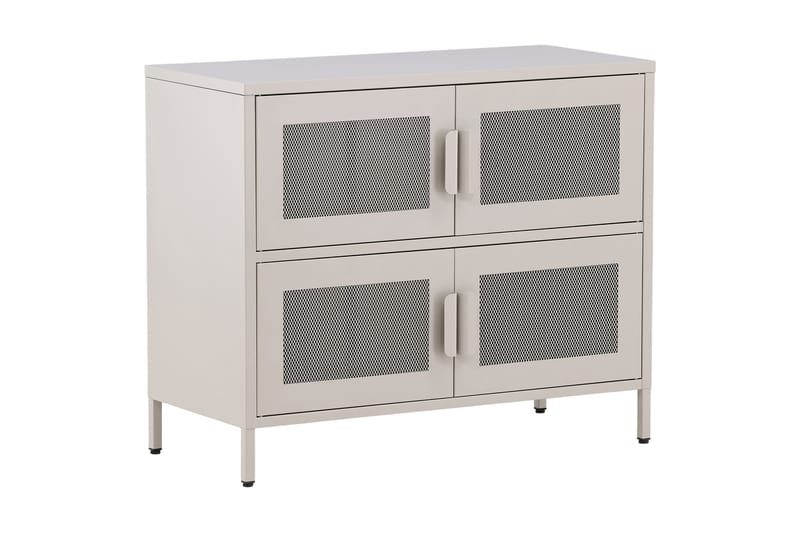 Nett Skapkommode 90x40x75 cm - Beige - Oppbevaring - Skap - Oppbevaringsskap