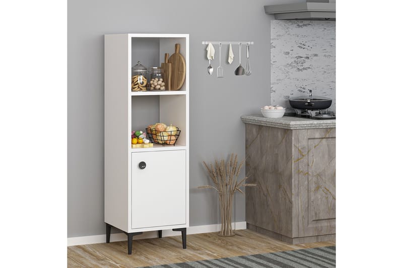 Olsenago Highboard 39x35 cm - Hvit - Oppbevaring - Skap - Oppbevaringsskap