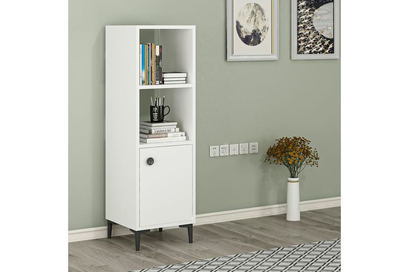 Olsenago Highboard 39x35 cm - Hvit - Oppbevaring - Skap - Oppbevaringsskap