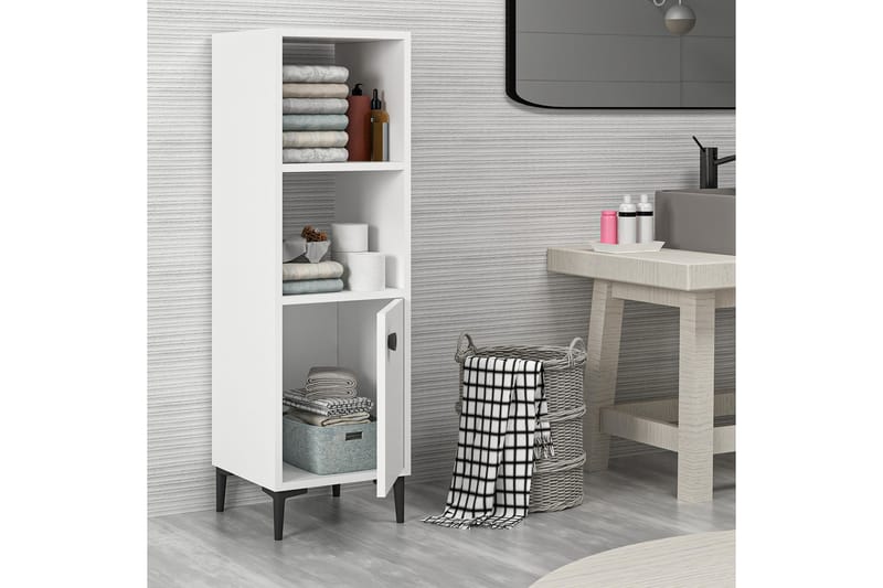 Olsenago Highboard 39x35 cm - Hvit - Oppbevaring - Skap - Oppbevaringsskap