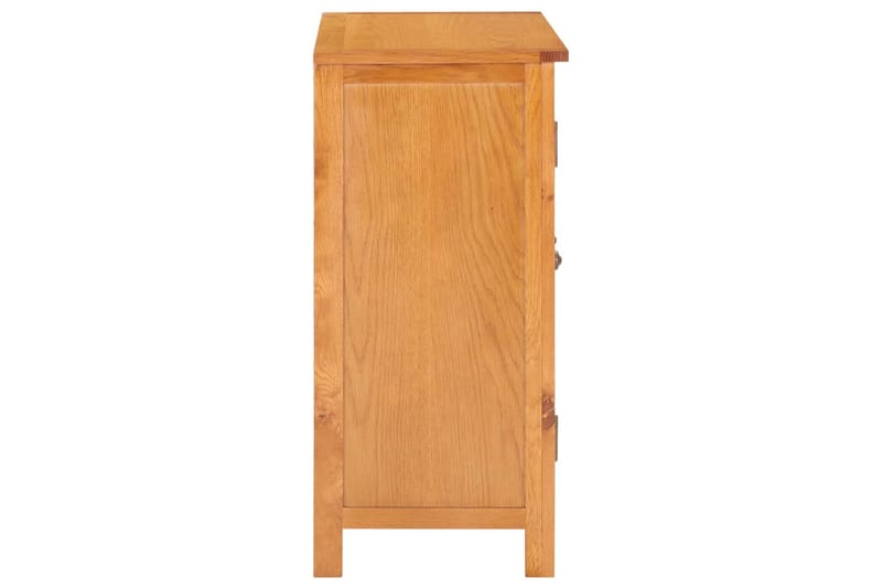 Skap 70x35x75 cm heltre eik & MDF - Oppbevaring - Skap - Oppbevaringsskap