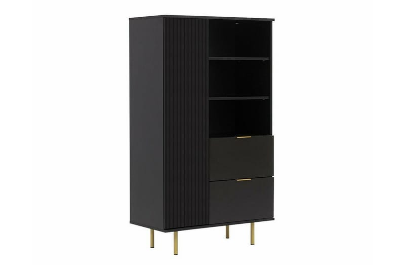 Staffin Highboard - Svart - Oppbevaring - Skap - Oppbevaringsskap