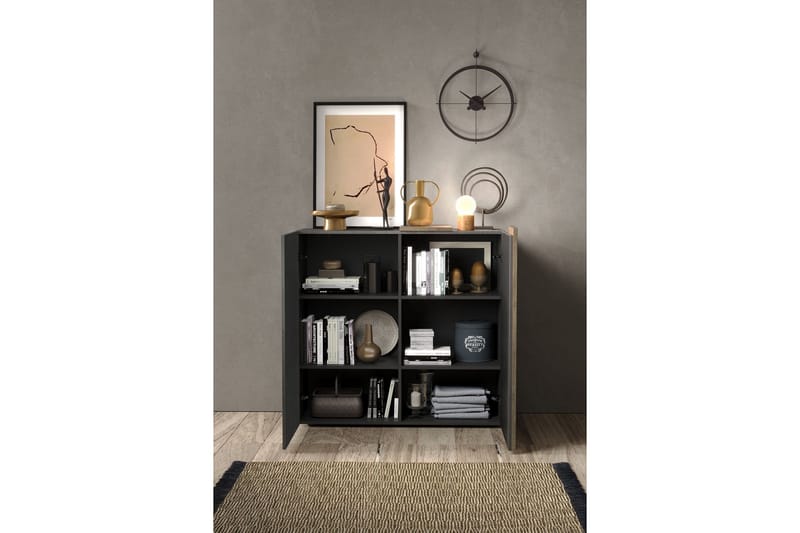 Venrivo Highboard 44x121x168 cm - Grå/Taupe - Oppbevaring - Skap - Oppbevaringsskap