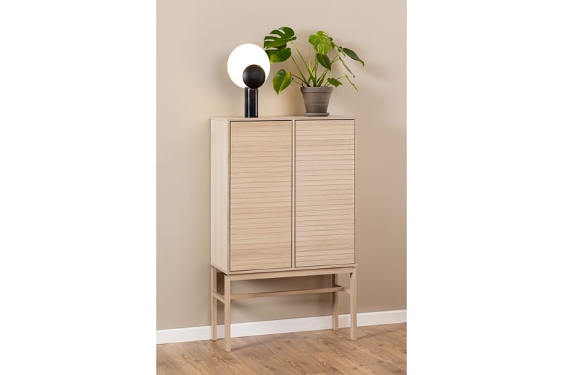 Sakie Highboard - Hvid - Oppbevaring - Skap - Oppbevaringsskap