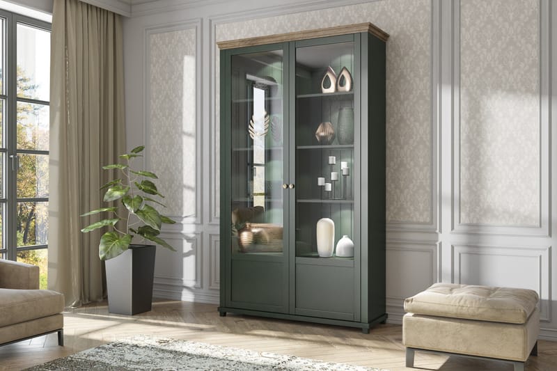 Ivreri Vitrine 42x126 cm - Oppbevaring - Skap - Vitrineskap