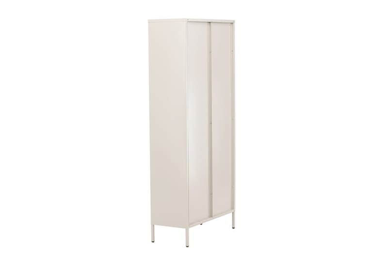 Lima Vitrineskap 80x180 cm - Beige - Oppbevaring - Skap - Vitrineskap