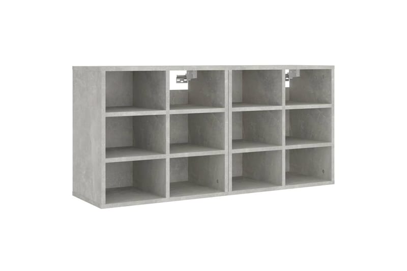 beBasic Skoskap betonggrå 2 stk 52,5x30x50 cm - GrÃ¥ - Oppbevaring - Skooppbevaring - Skoskap