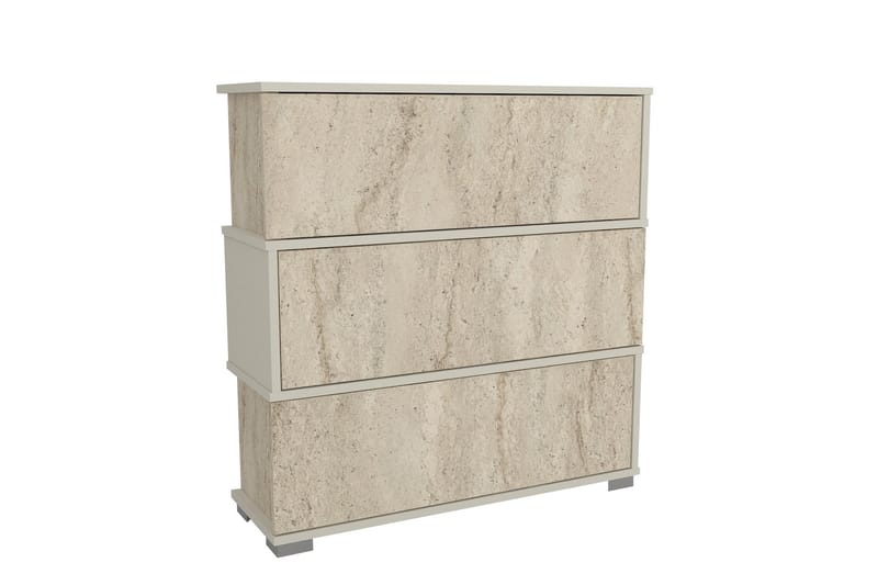 Napolada Skoskap 90 cm - Beige/Sandstein - Oppbevaring - Skooppbevaring - Skoskap