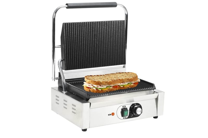 Paninigrill riflet 2200 W 44x41x19 cm - Oppbevaring - Skooppbevaring - Skoskap