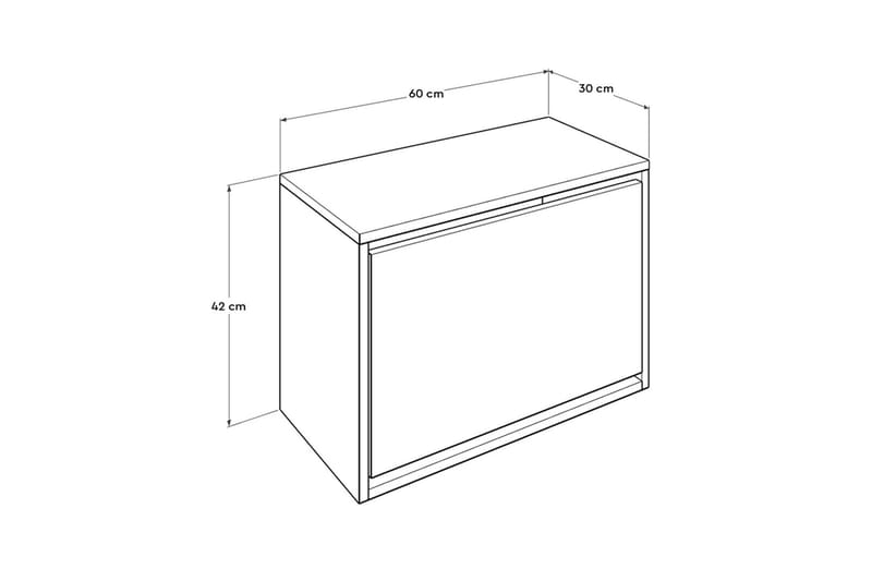 Shoe Cabinet Ek-Sonoma - Oppbevaring - Skooppbevaring - Skoskap