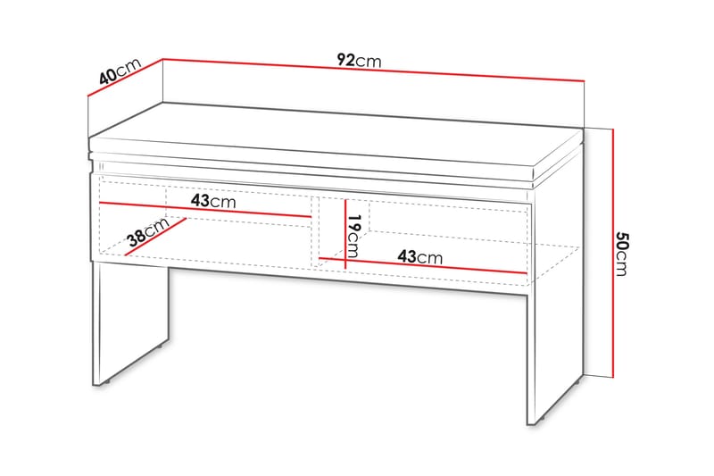 Simply Skoskap 92x40 cm - Grå - Oppbevaring - Skooppbevaring - Skoskap