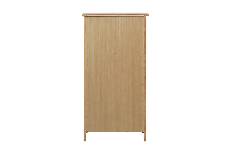 Skoskap 76x37x105 cm heltre eik - Oppbevaring - Skooppbevaring - Skoskap