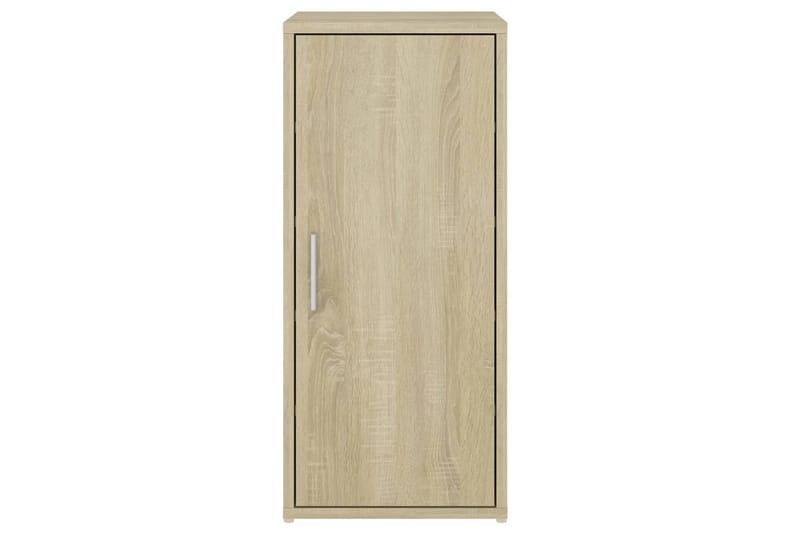 Skoskap svart 2 stk sonoma eik 32x35x70 cm sponplate - Brun - Oppbevaring - Skooppbevaring - Skoskap