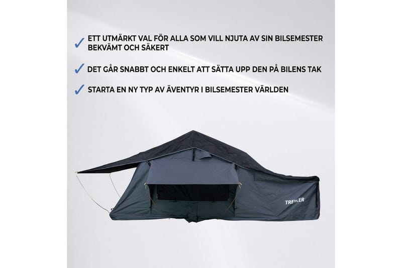 Trekker Taktelt Cabin L - Grå - Sport & fritid - Camping & vandring - Telt