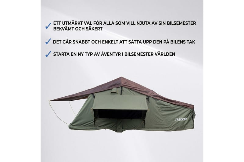 Trekker Taktelt Cabin L - Svart - Sport & fritid - Camping & vandring - Telt