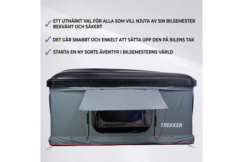 Trekker Taktelt Hut M - Grå - Sport & fritid - Camping & vandring - Telt