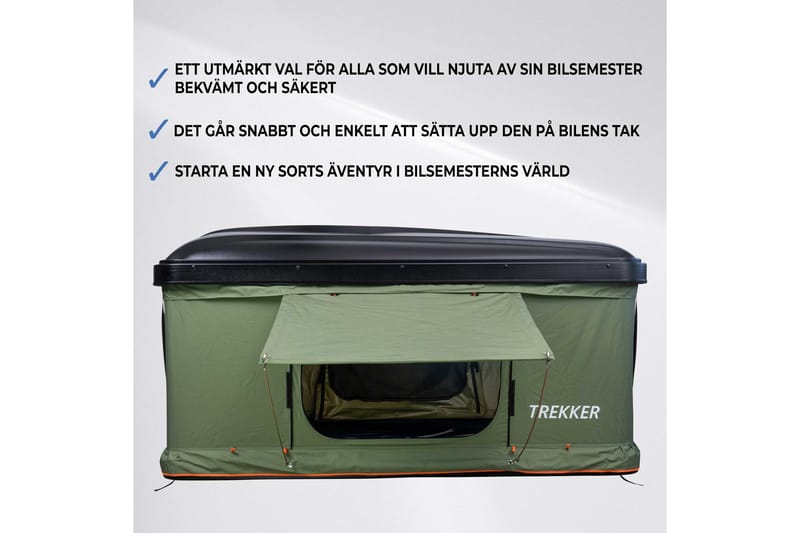 Trekker Taktelt Hut M - Svart - Sport & fritid - Camping & vandring - Telt