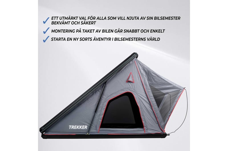 Trekker Taktelt Voyager M - Grå - Sport & fritid - Camping & vandring - Telt