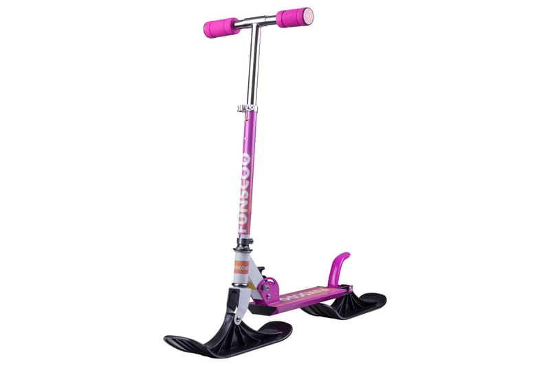 Funscoo Snøscooter 2-In-1 - Rosa - Elsykkel